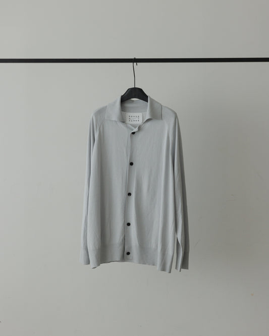 【house of naked】SILKxCASHMERE GARDIGAN I, LIGHT GRAY