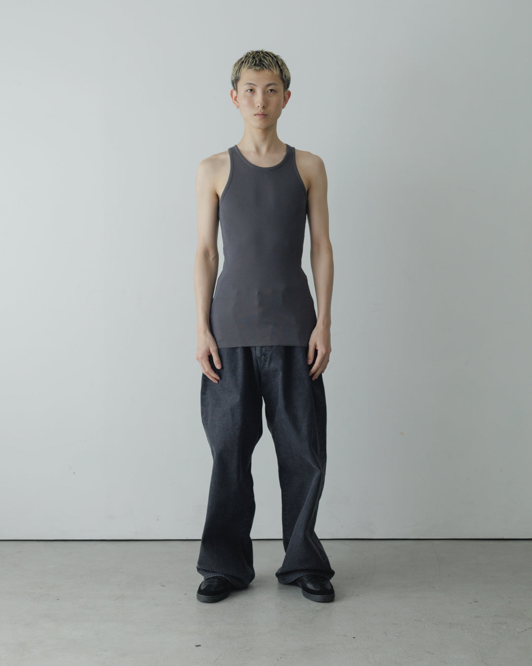 TANK TOP, CHARCOAL