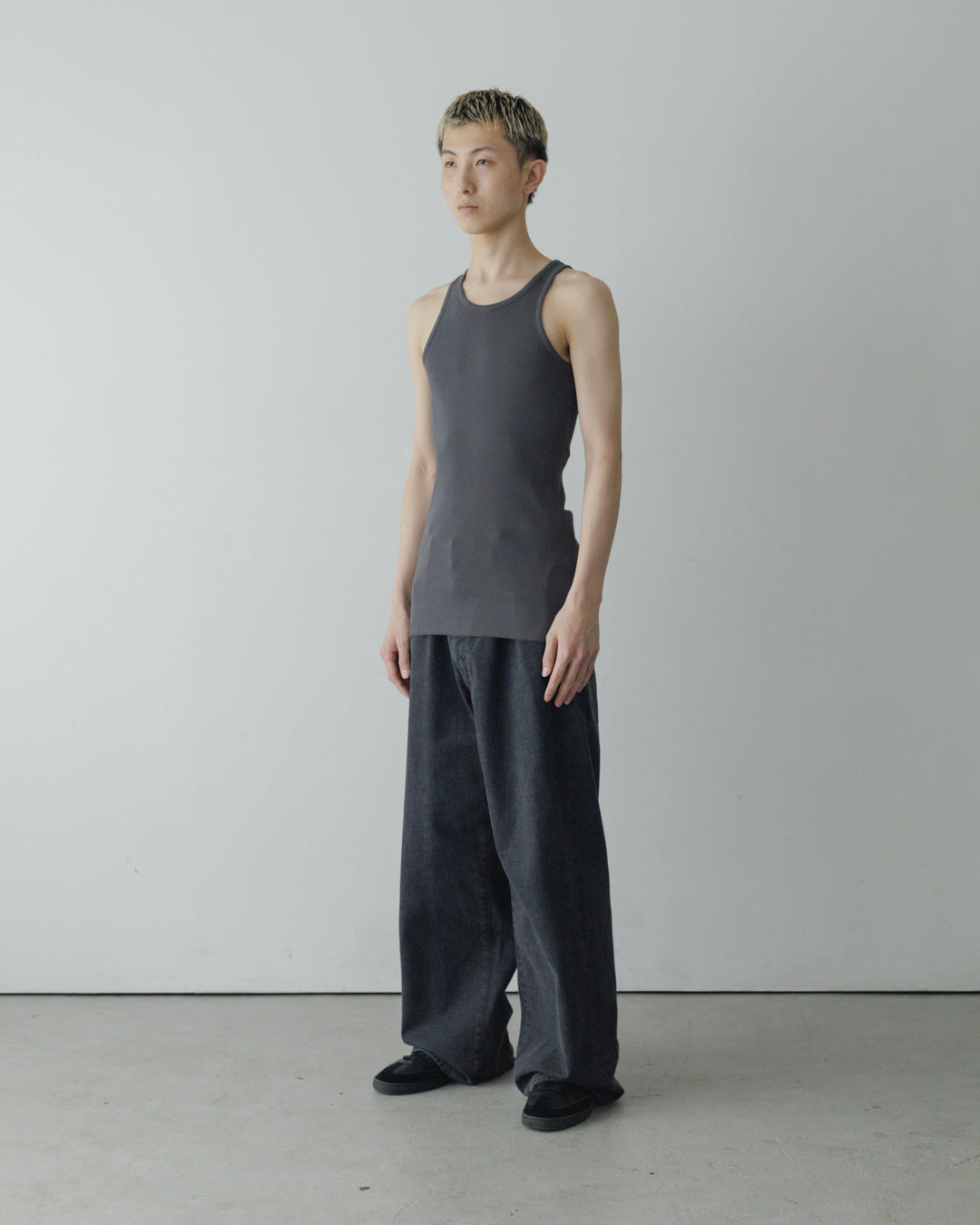 TANK TOP, CHARCOAL