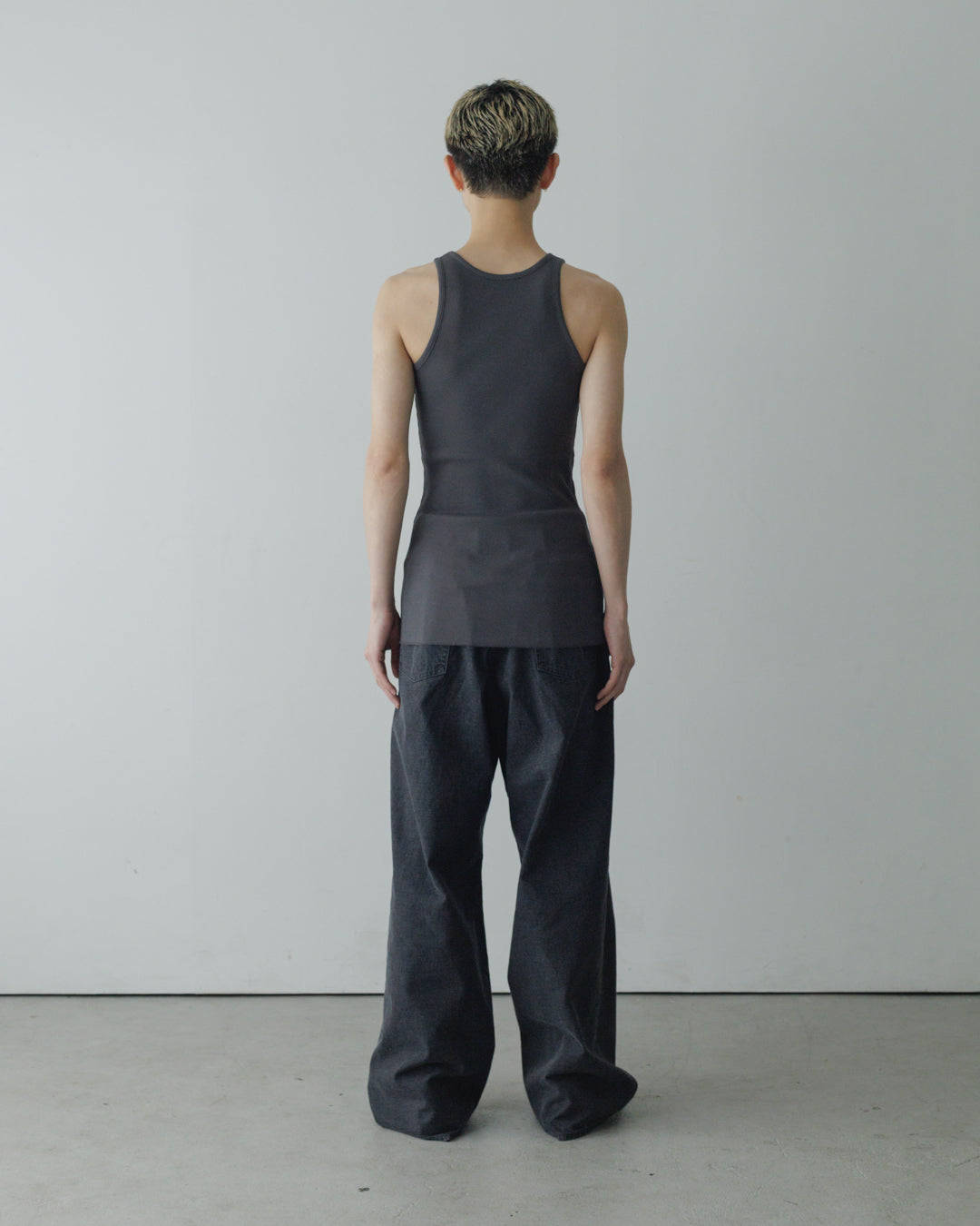 TANK TOP, CHARCOAL