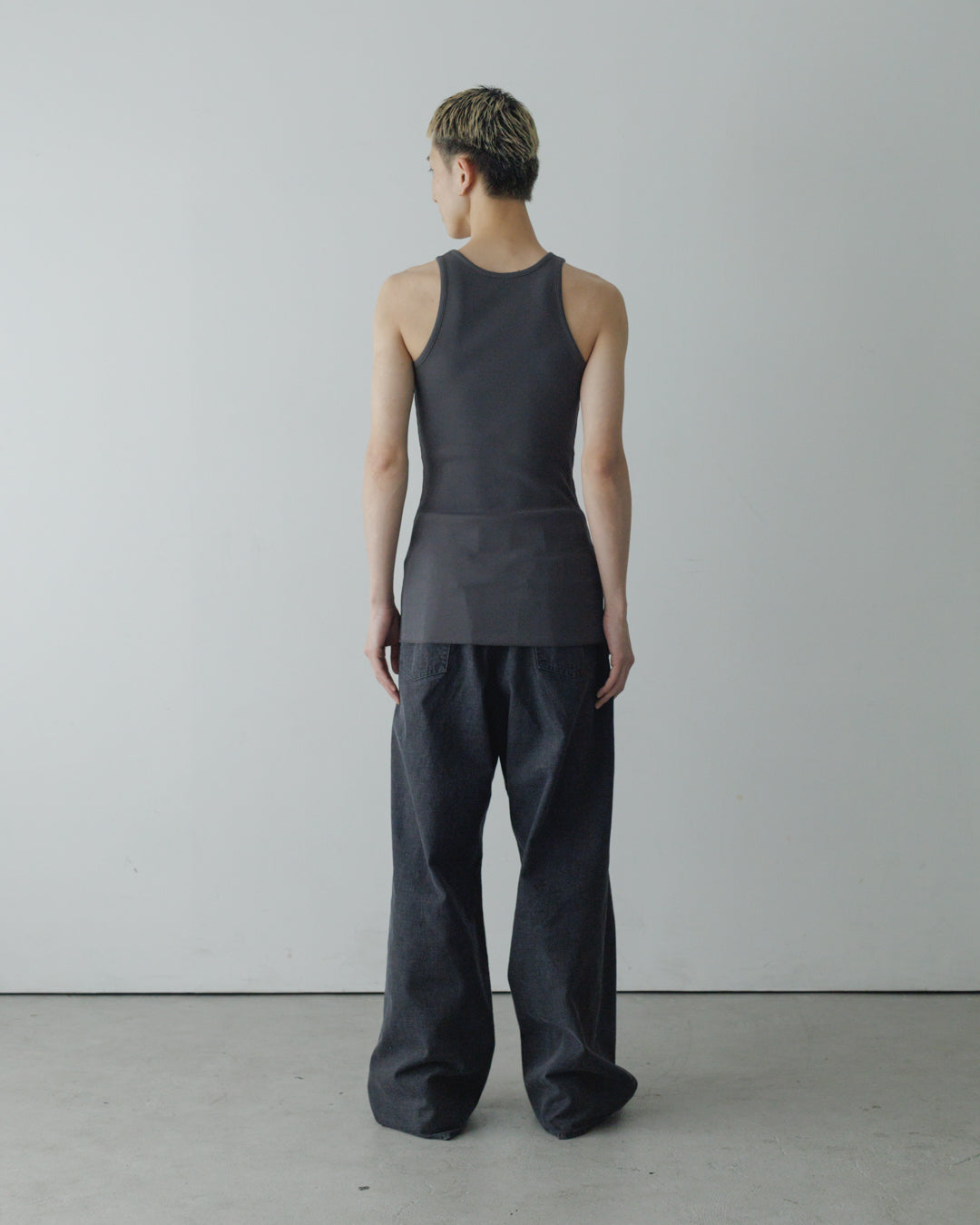 TANK TOP, CHARCOAL