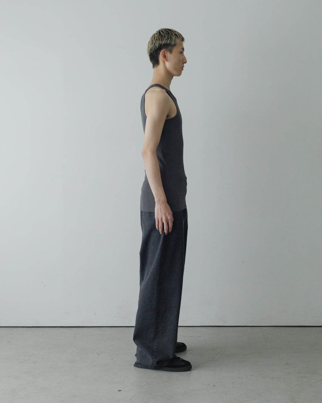 TANK TOP, CHARCOAL