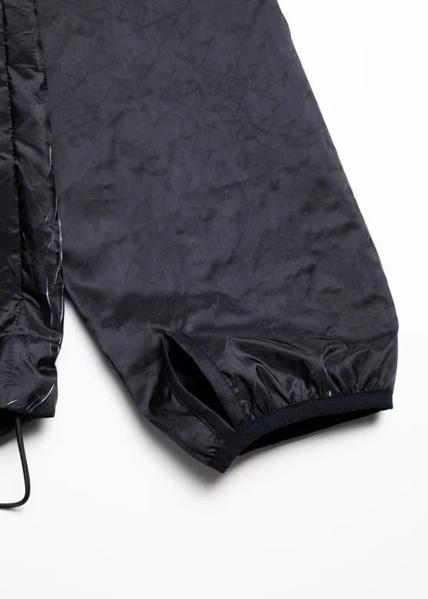 【ryaw】Inverted Pleat SHELL, BLACK