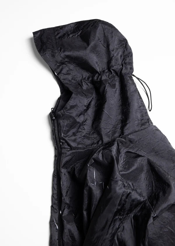【ryaw】Inverted Pleat SHELL, BLACK