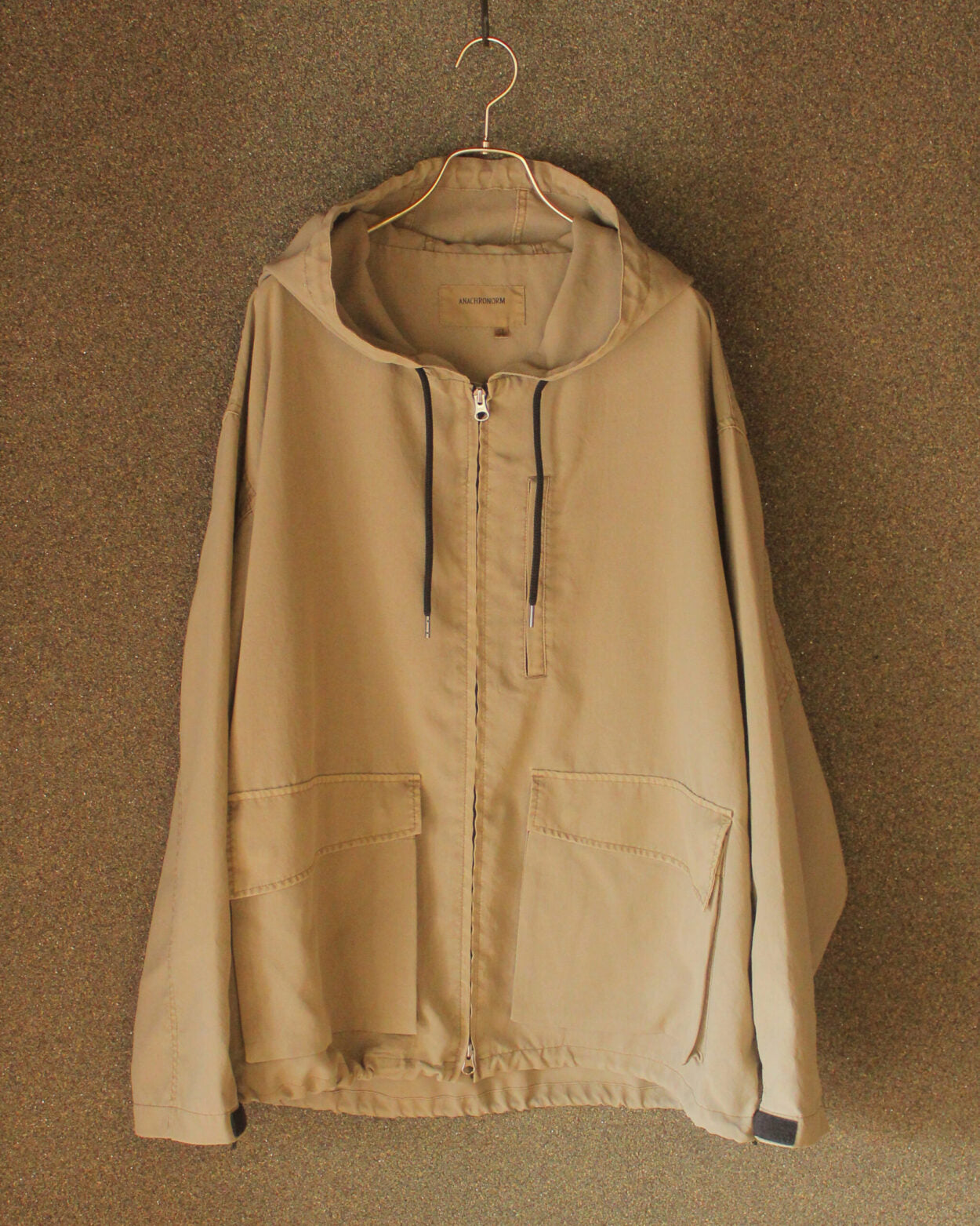 POLYESTER LIGHTWEIGHT JACKET, GRAY BEIGE
