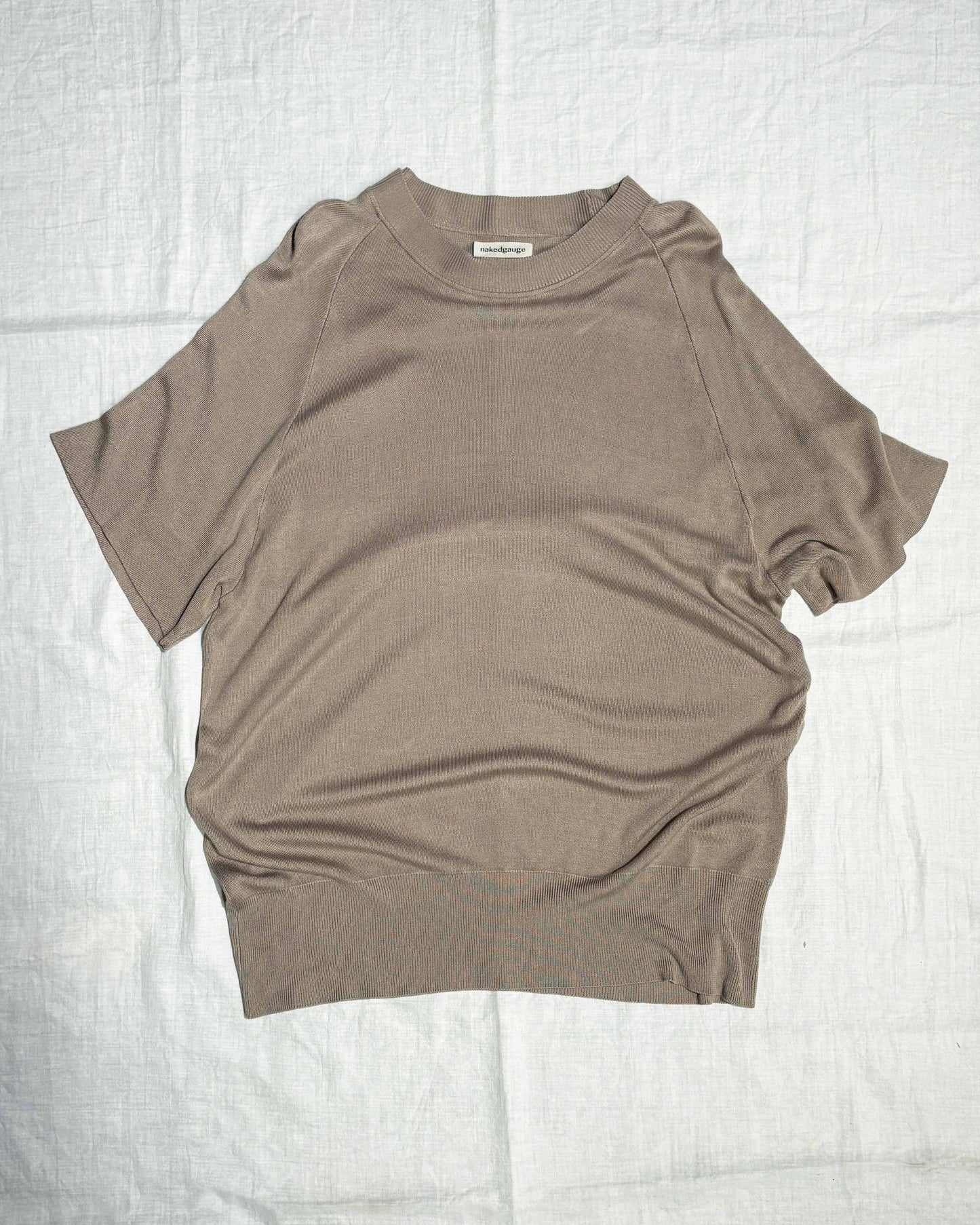 RAGLAN CREW NECK SS, GRAIGE