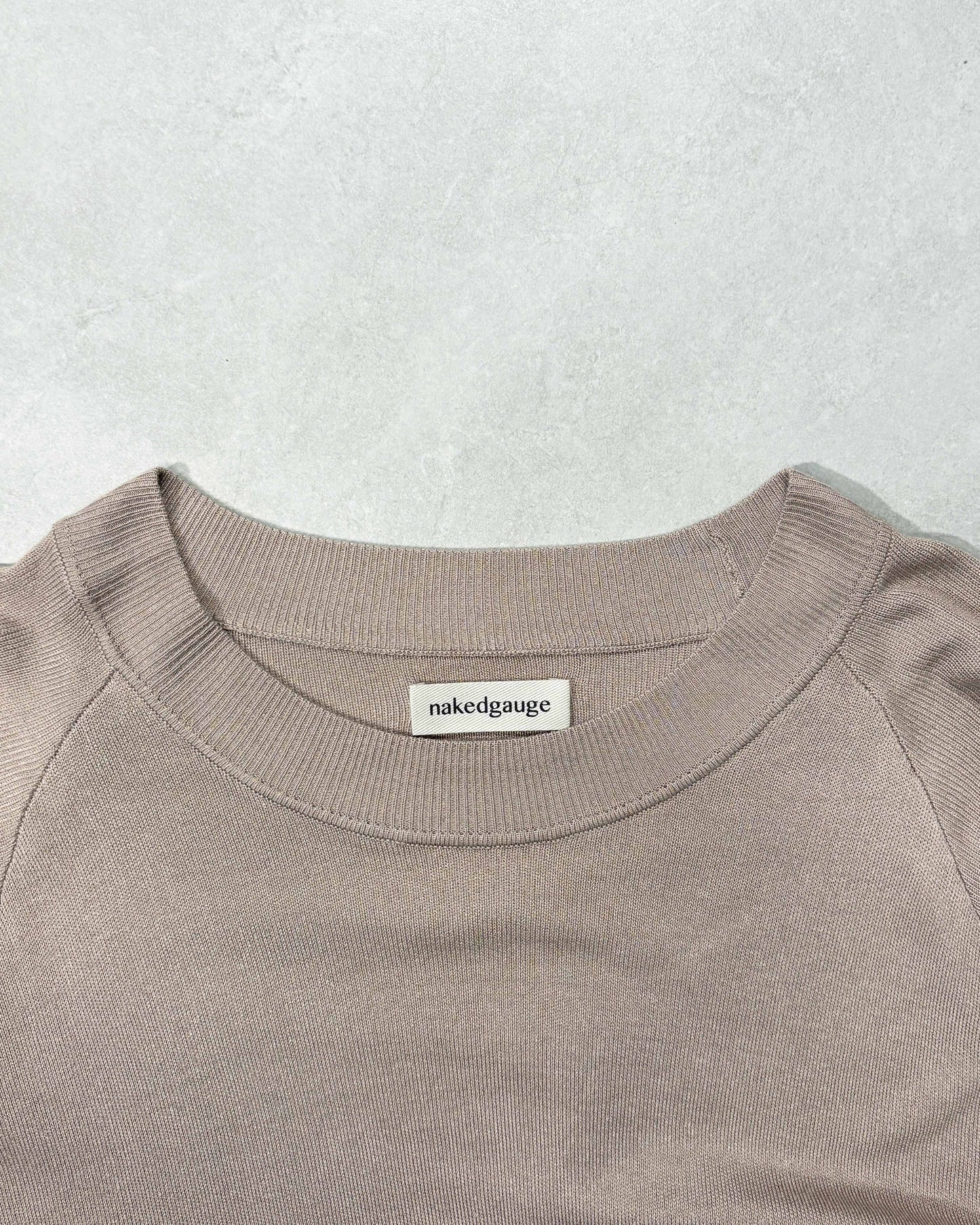 RAGLAN CREW NECK SS, GRAIGE