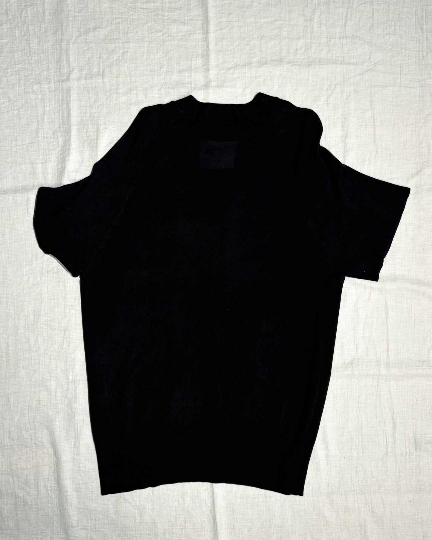 RAGLAN CREW NECK SS, BLACK