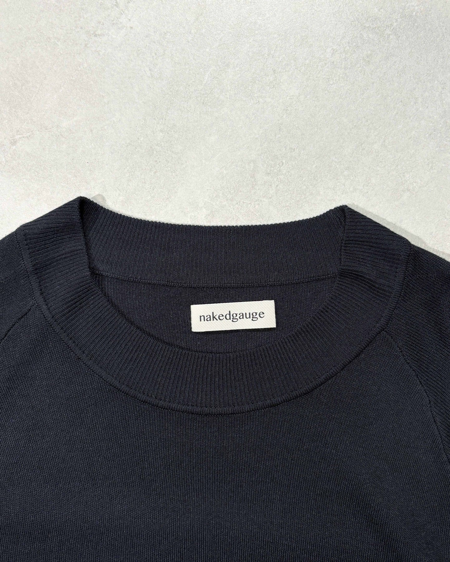 RAGLAN CREW NECK SS, BLACK