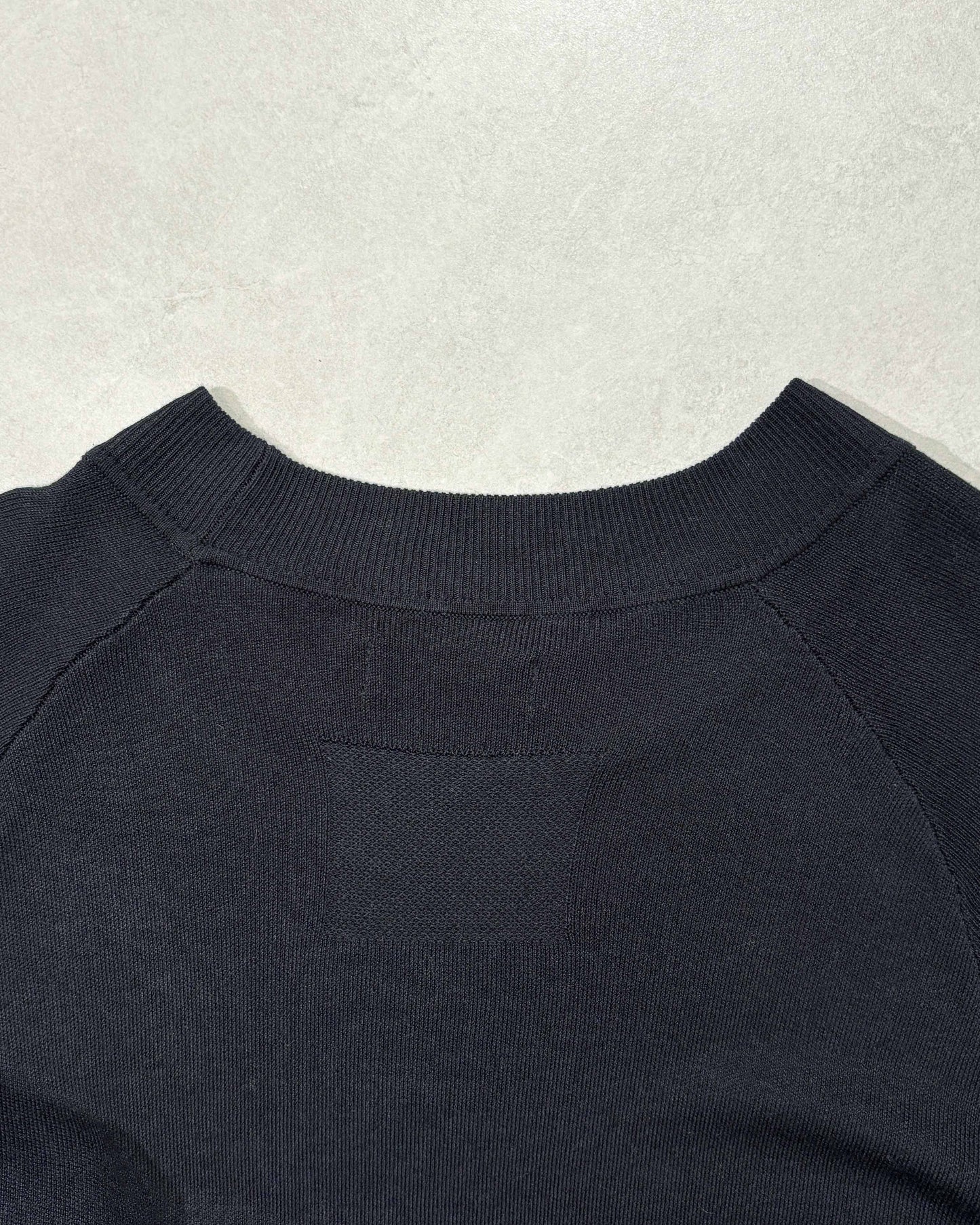 RAGLAN CREW NECK SS, BLACK