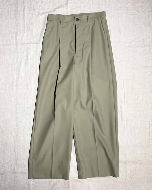COTTON TROUSERS, SEAGRASS