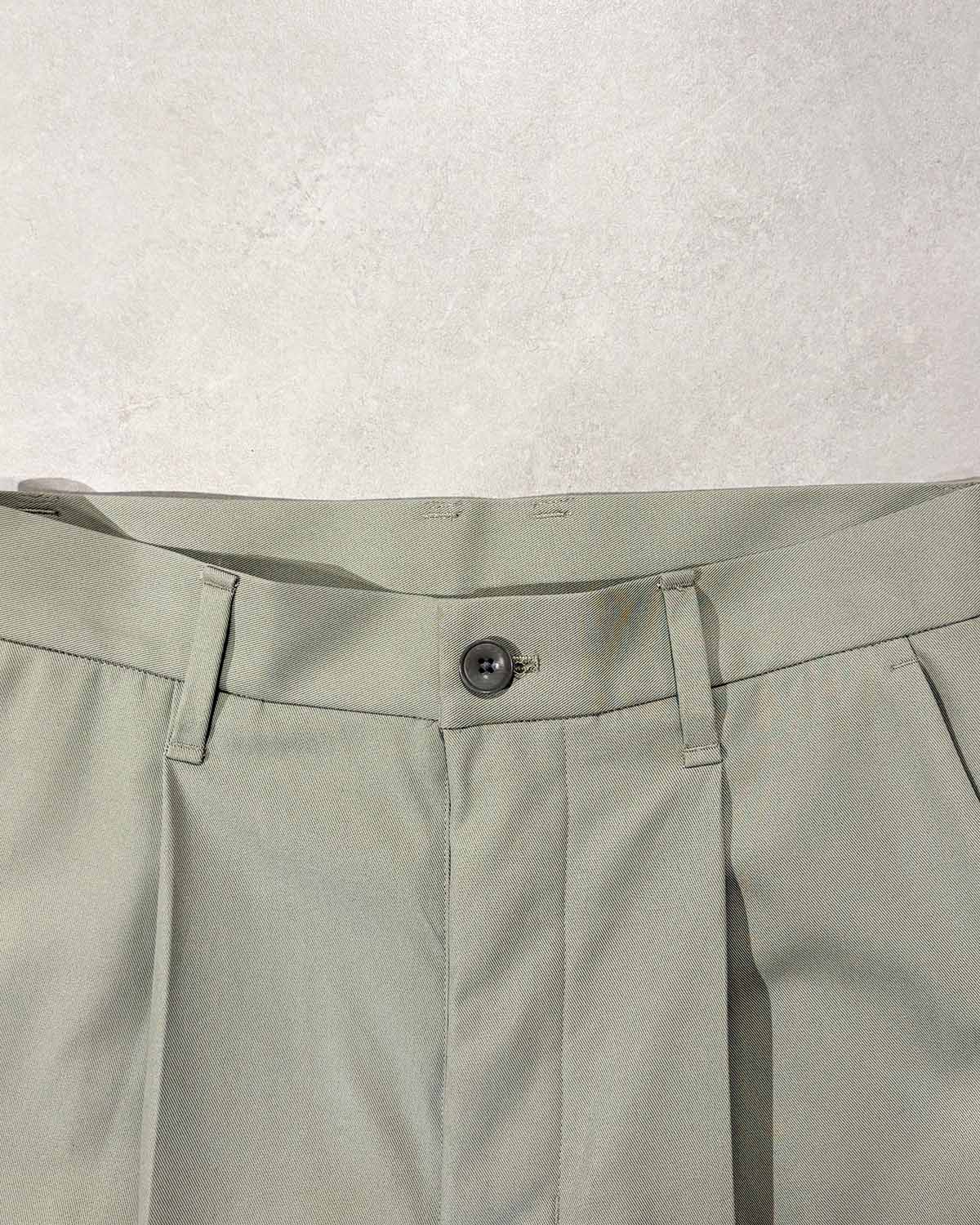 COTTON TROUSERS, SEAGRASS