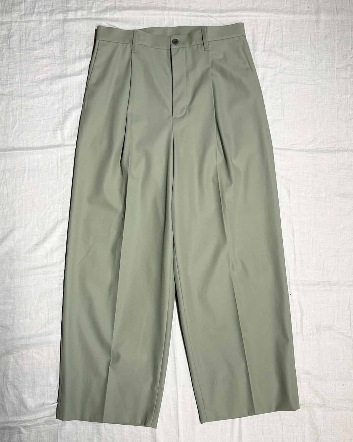 COTTON TROUSERS-5, SEAGRASS