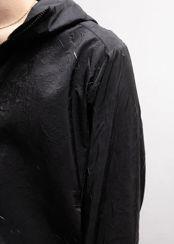 【ryaw】Inverted Pleat SHELL, BLACK