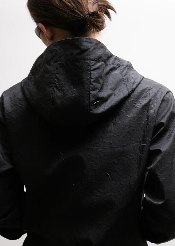 【ryaw】Inverted Pleat SHELL, BLACK