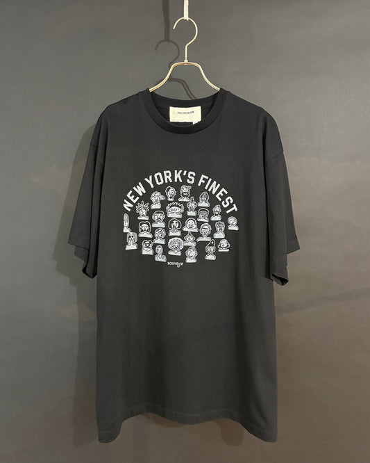 【ANACHRONORM】NYC FACES S/S T-S, BLACK