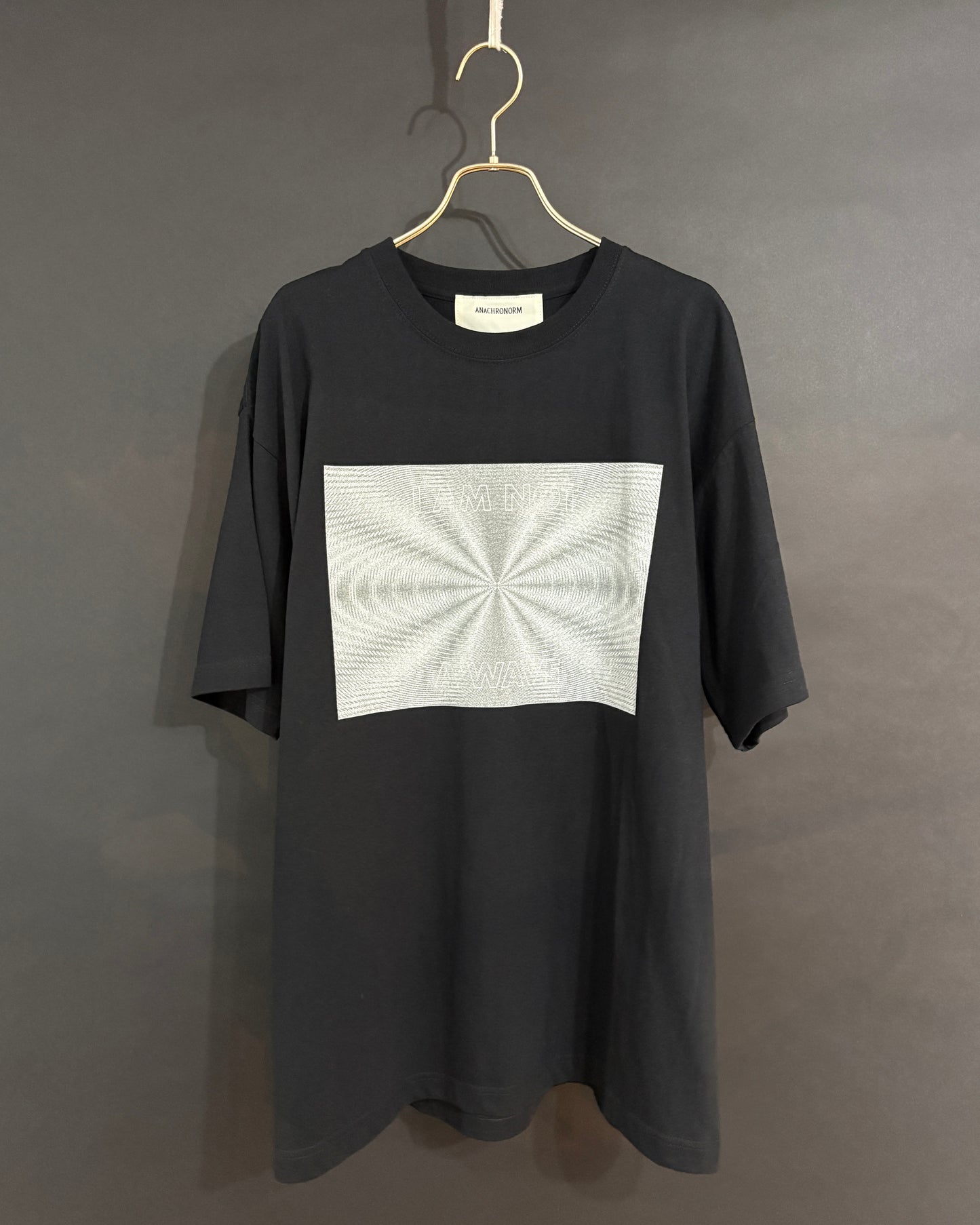 【ANACHRONORM】SONIC FORM S/S T-S, BLACK