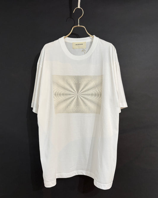 【ANACHRONORM】SONIC FORM S/S T-S, WHITE